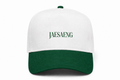 JAESAENG Basics Two Tone Embroidered Cap - White/Green